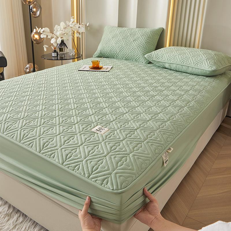 

Стьобані простирадла класу A для матерів і немовлят, зручні для шкіри покривала з потовщеної сирої бавовни, покривала та постільна білизна 1.35*2.0m 3pcs