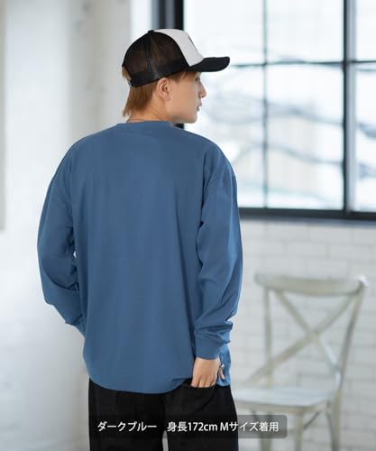 IMPROMES Casual SIDEWAYSTANCE Cheese Bear Long Sleeve T-Shirt, Men's, Black