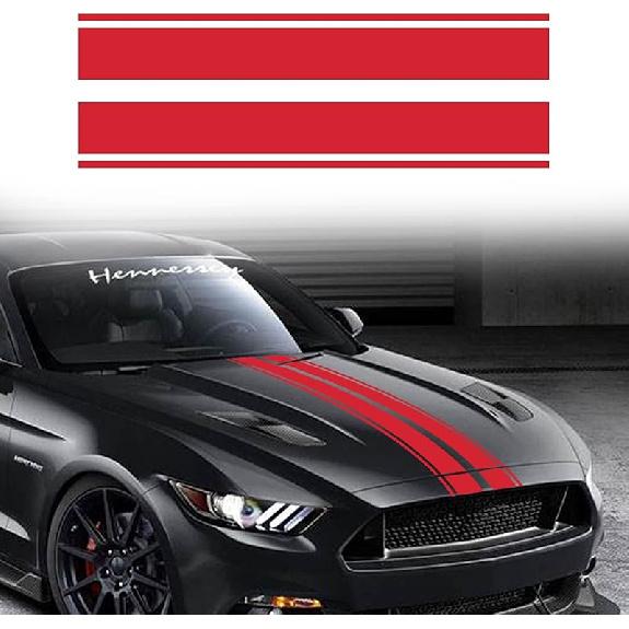 63  X11   Racing Body Stripes Stickers,Cars Hood Vinyl Decals,Car Pattern Sticker (Pink)