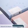 A4 Morandi Color Clear Insert Folder: Transparent Storage Album for Test Paper Collection.
