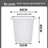 Durable Round Plastic Bucket with Lid for Household Water Storage, Large & Extra-Large Capacity