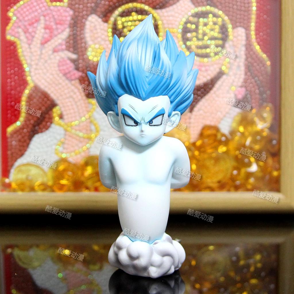 Dragon BallZ Gotenks Ghost Squad Form SSj3 Can be move PVC Battle Anime Figure 5.9Inch/15cm Favorite Form Toys Doll Gifts