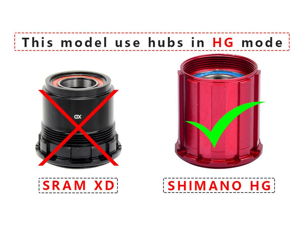 Rihui 8-12 Speed Bike Flywheel Cassette Gear for HG Freehub