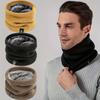 New Winter Thickened Premium Plush Scarf - Comfortable Solid Color Design, Unisex, Suitable for Outdoor Activities