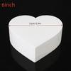 4/6/8 palcová polystyrenová pěna ve tvaru srdce, manekýn pro cukrářství, párty, DIY, cvičný model, pěnová forma na dort, kuchyňské doplňky, dekorace