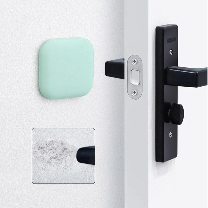 1PC Door Stopper Silicone Handle Bumpers Self Adhesive Mute Anti-Shock Protection Porte Pad Home Improvement Wall Protector Pad