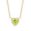 ZHOUYANG Heart Necklace For Women Cubic Zirconia Rose Gold Neck Pendants Choker Chains Jewelry Female N317
