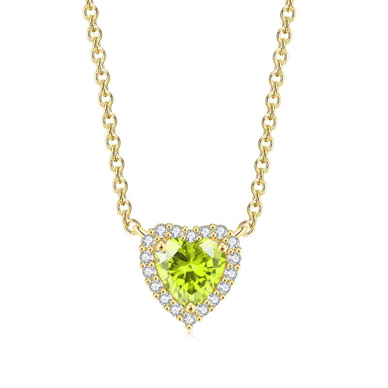 ZHOUYANG Heart Necklace For Women Cubic Zirconia Rose Gold Neck Pendants Choker Chains Jewelry Female N317