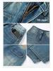 Retro High Street Women's Wide Leg Jeans - High Waist, Slimming, Loose Fit, Floor Length for Spring/Autumn