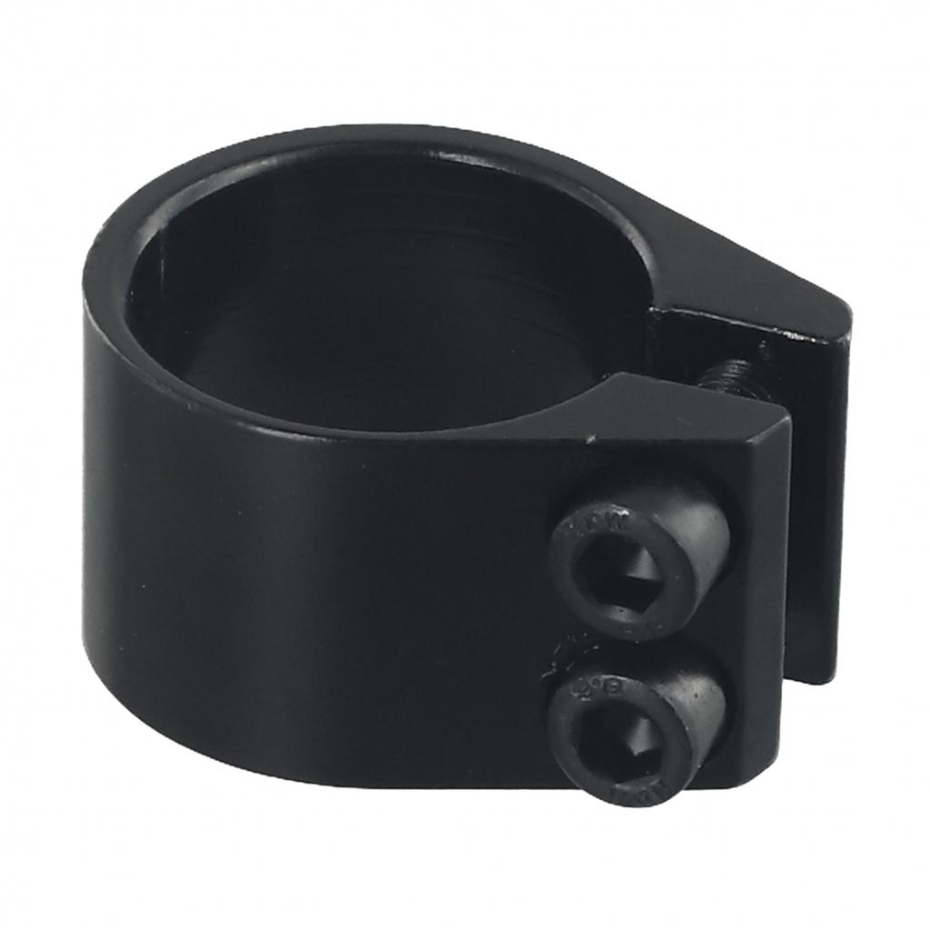 Seatpost Seatpost Clamp 31.8mm Black Double Bolt Forged Alloy