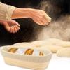 Bread Basket Proofing Household Dough Bowl Oval Bread Proofing Handmade Rattan Basket and Liners for Home Kitchen Baking
