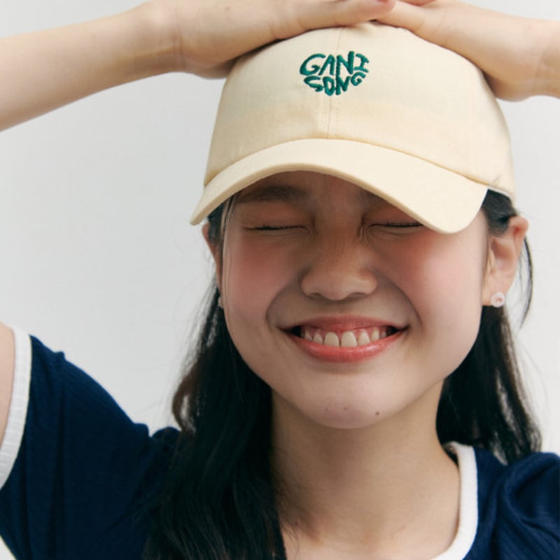 

GANISONG Heart Logo Ball Cap_yellow FREE