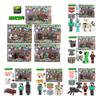 Minecraft Creeper Building Block Cake Decorations For Birthday Parties Premium Quality Plastic Figurines