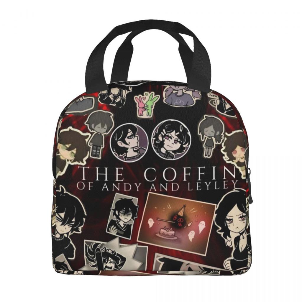The Coffin Of Andy And Leyley Games Thermal Insulated Lunch Bags Portable Food Bag Container Cooler Thermal Lunch Boxes