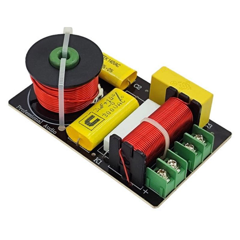 Professional Grade Speaker Crossover with Double Filtering Magenta 2 Crossover 3.3uF/3uF 2 Speaker Crossover for DIY