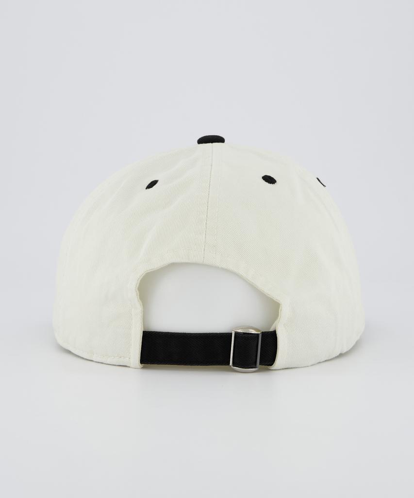 ANNOT Slay Washed Cap Ivory Black