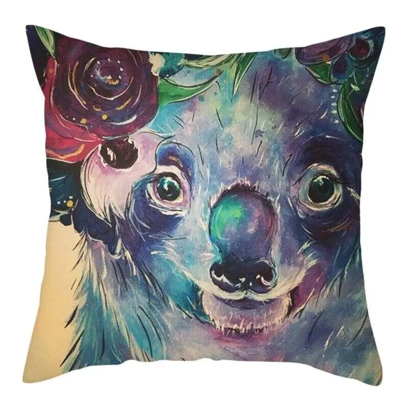 45x45cm Cute Koala Cushion Cover Cartoon Animal  Pillow  Sofa Seat Lumbar     Home Decoration