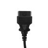 Car Diagnostic Adapter Cable   Male Female OBD Extension Cable 1.5M 4.9ft Black ABS 16 Pin