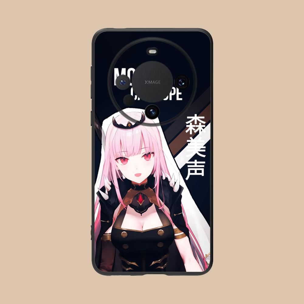 Holo Mori Calliope Matte TPU Mobile Phone Case for Huawei Mate 60 50 40 30 20 10 Pro Plus Lite E 5G Colorful Printing Cover