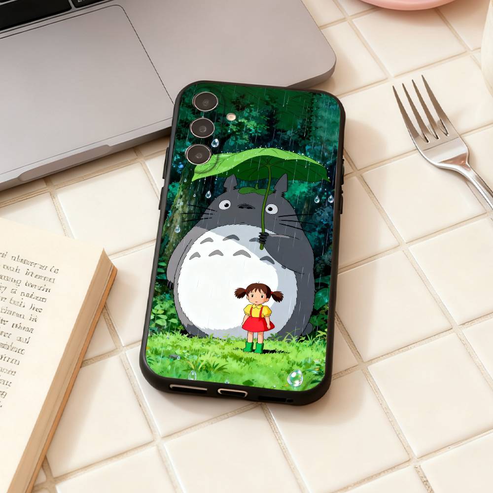 Cartoon Cute T-Totoros   Phone Case For Samsung Galaxy A73,A72,A71,A70,A53,A52,A51,Others Soft Black Shell