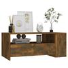 Coffee Table Smoked Oak 102x55x42 cm Engineered Wood