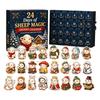 Christmas Advent Calendar Days Countdown 2D Acrylic with Daily Surprises for Holiday Decor