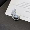 1Pc Simple Water Drop Zircon Earbone Clip Female Stud Earrings Non Piercings Earrings