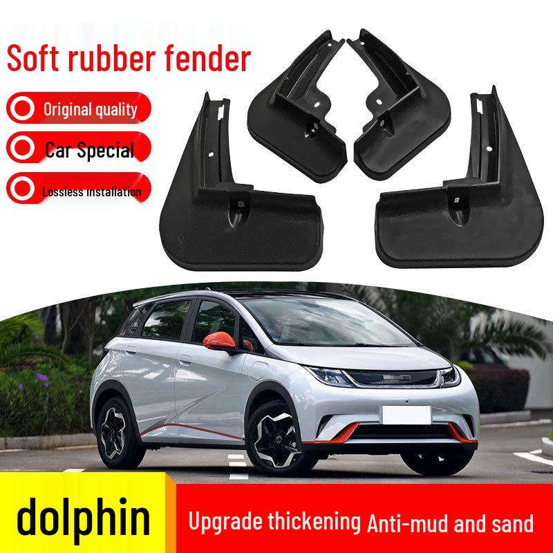 Vordere und hintere Schmutzfänger für BYD Dolphin - Weich, Modifizierte Autozubehörteile