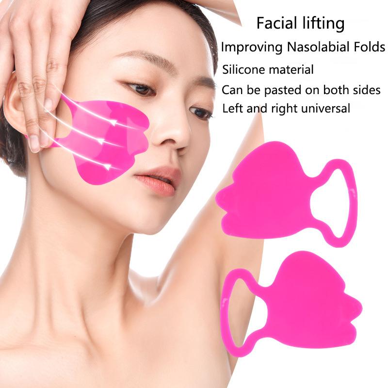 1/2pcs Anti Wrinkle Patches Reusable Silicone Facial Lifting Pads Improve Nasolabial Fold Prevent Face Skin Sag Skincare Tools
