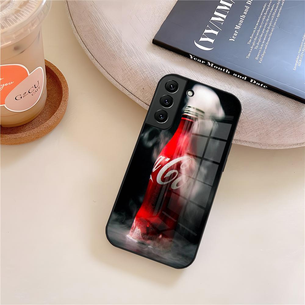 

Чехол для телефона Hot C-Coca Drinks C-Cola Стекло Для Samsung Galaxy S26 S25 S21 S22 S24 S23 S20 Ultra Fe Plus A16 A24 A55 A53 Coque Galaxy S24 FE