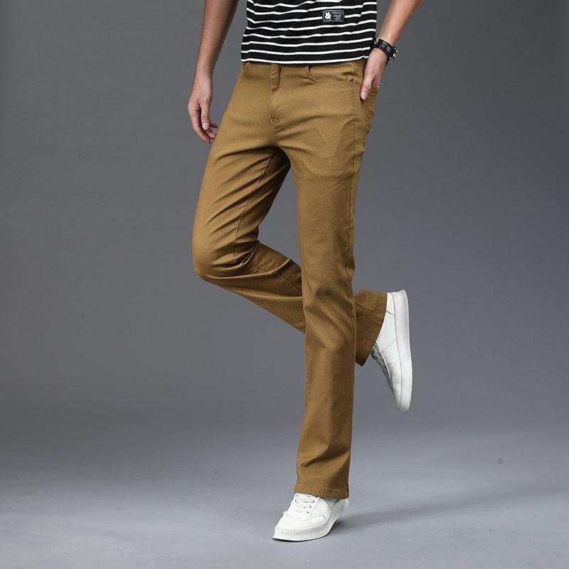 Džíny Pánské Pánské džínové kalhoty Micro-FIare Klasické Návrhář Běžné kalhoty FIared Pánské džínové rovné kalhoty