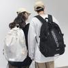 Unisex Schoolbag Female Bags College Student Simple Leisure Travel Computer Backpack with Cute Pendant Large Capacity Backpacks for School