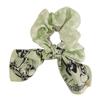 Used LV Circle Silk Sage Scrunchie In Blooming Monogram (M96860 20226) with Current Flower Butterfly. from Japan