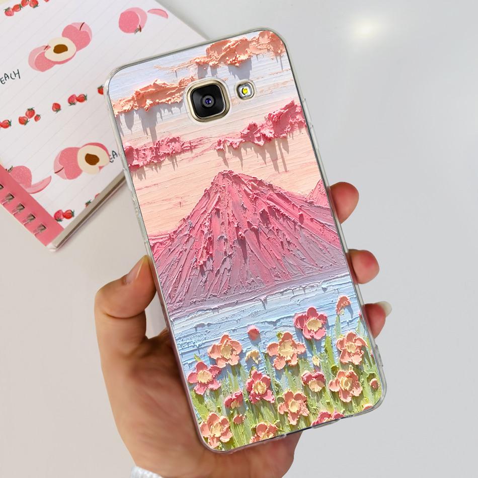 Pour Samsung Galaxy A5 2016 Coque Samsung A5 2017 2015 A500F A520F SM-A510F Impression Élégante Silicone Souple TPU Coque Arrière de Téléphone