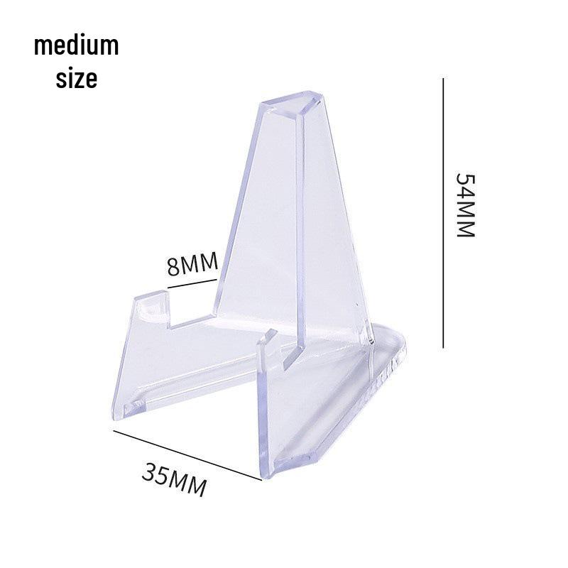 

Виготовлена вручну пам ятна монета та медаль стенд-дисплей 5.4CM Medium Transparent Stand