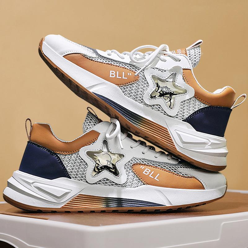 

New, casual sports men s shoes niche Guochao tea design personalized student Forrest Gump shoes four seasons 44