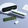 Luminous Car Temporary Parking Card Phone Number Hidden Stop Sign Card