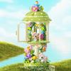 JAKI Tokidoki Building Blocks Lighthouse Model Pink Heart Decor Glowing Night Light Desktop Ornament Gift For Adult Women