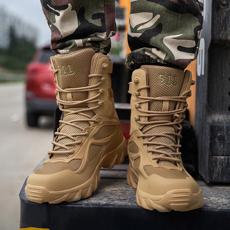 Alliance Messenger High-Top Desert Combat Boots