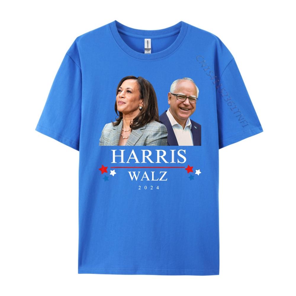 Harris Walz President Election Kamala Harris Tim Waltz Cute Oversized T Shirt Winter T Shirt Homme Big Size Game