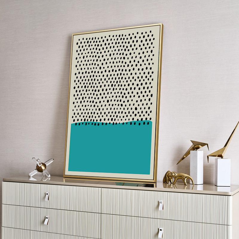 Modern Multicolored Abstract Geometric Wall Art Canvas Painting Picture Posters and Prints Gallery Kids Kitchen Home Decor