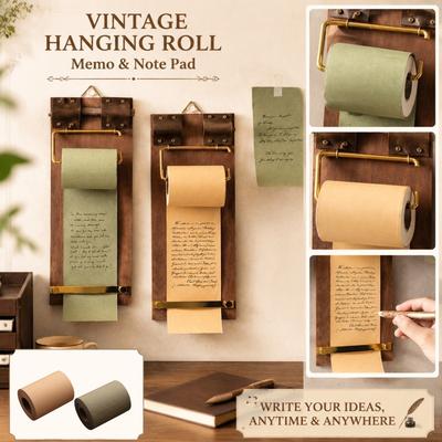 Vintage Hanging Roll Sticky Notes for Desk Decoration