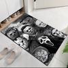 Benutzerdefinierter Name Halloween Horror Bedruckter Teppich, für Bürostuhl Wohnzimmer Schlafzimmer Küchenraum Dekor Geschenke.