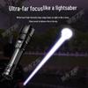 Huawei P50 Laser Flashlight: Bright, Powerful, Rechargeable with Digital Display and Telescopic Zoom.