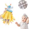 Manta Calmante para Bebês com Formato de Boneco de Animal Adorável, Algodão para Ajudar a Dormir, Brinquedo Acalmante, Toalha para Acalmar Bebê
