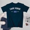 Unisex Cape Verde EST1975 Independence Day Tshirt Tees T Shirts WoUnisex Boys 100 Cotton TShirt