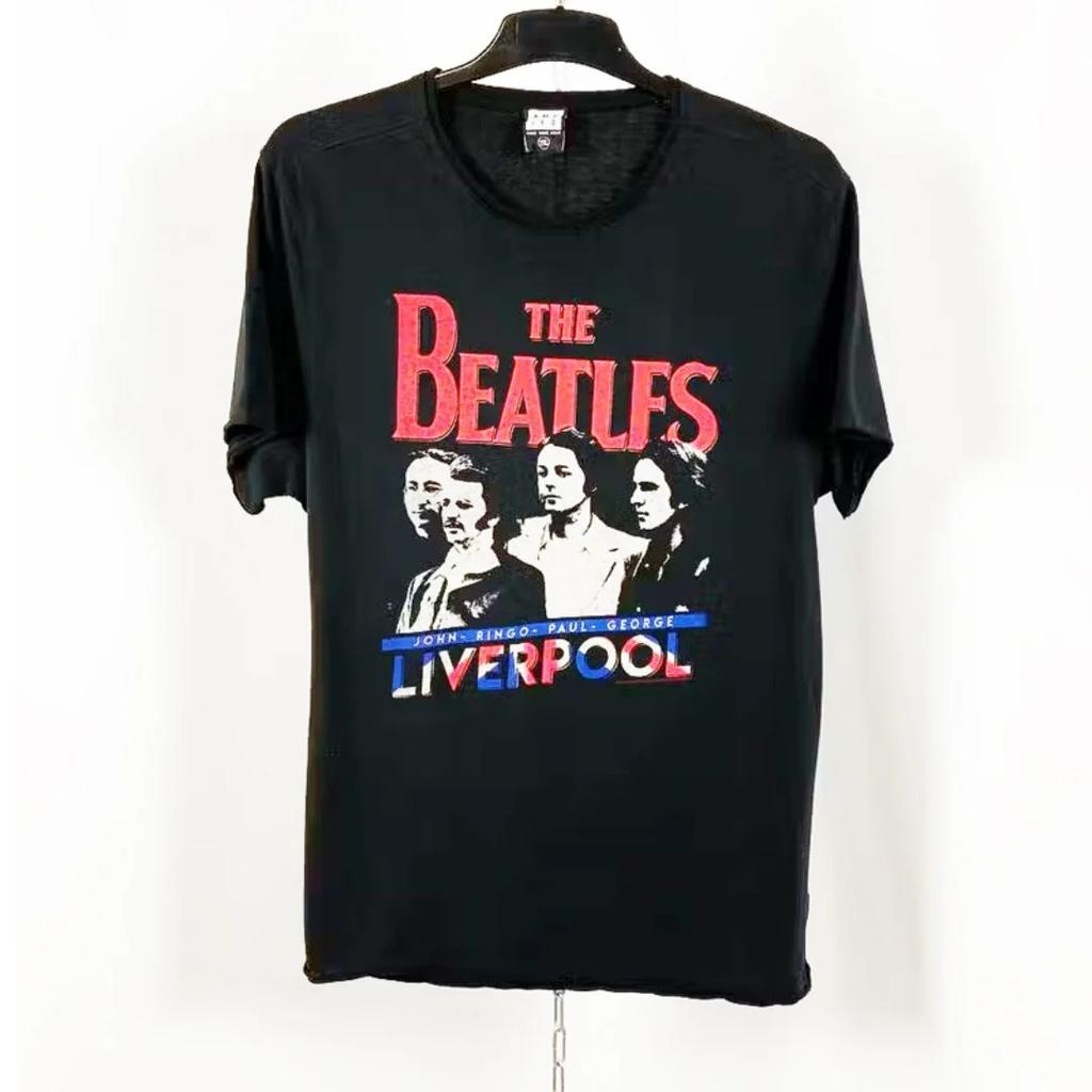 2026 New The Beatles vintage rock American retro punk hip-hop oversize Men's and Women's T-shirt Tee for Unisex T-shirt Tee
