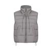 Stand-up collar, down cotton vest, women's outer wear, loose warm sleeveless vest, vest, vest, autumn and winter models, annual fashion vest