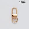 10Pcs Metal Universal Buckle Bag Buckle Multi Color Optional Key Buckle Alloy Buckle Lobster Buckle Bag Accessories