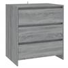 813006 vidaXL Buffet Sonoma gris 70x41x75 cm Bois d'ingénierie